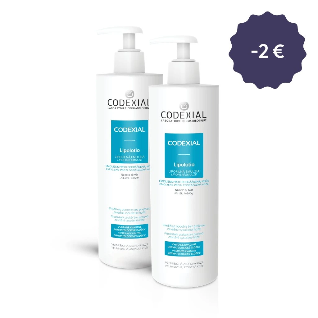 Codexial Lipolotio zvýhodnený balíček 2x400ml