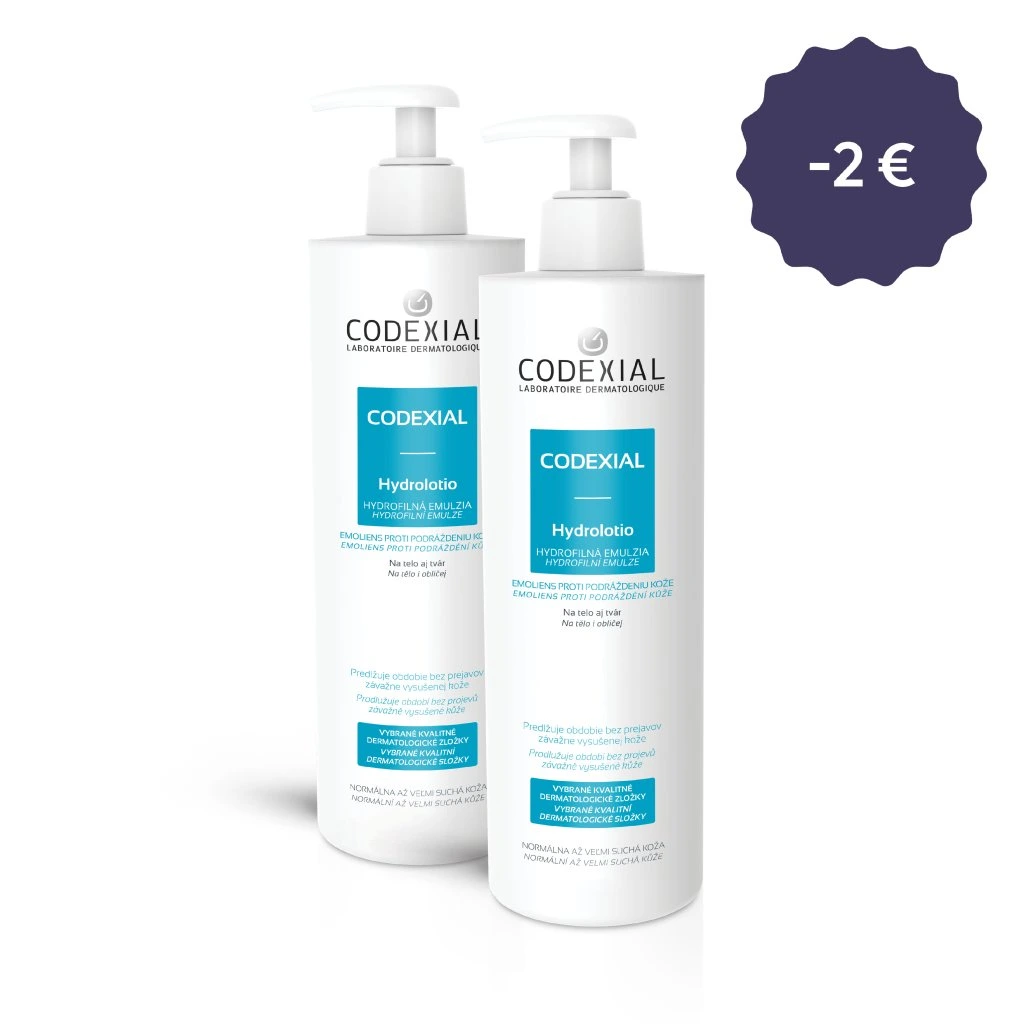 Codexial Lipolotio & Hydrolotio zvýhodnený balíček 2x400ml
